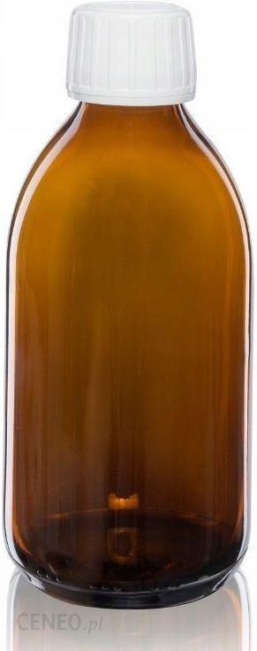 Emcor Butelka Szklana 250Ml Z Nakrętką Białą Nakrętką X5