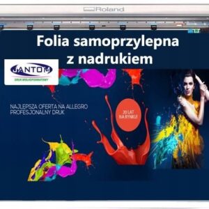 Folia Naklejka Z Nadrukiem 1Mkw Plus Laminat