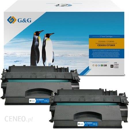 G&G kompatybilny toner z CE505X black HP LaserJet P2055d/P2055dn/P2055x, Pro 400 M, N (NTPH505XCU)