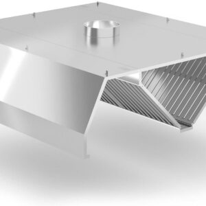 Polgast Okap centralny trapezowy 2300x1800x450 mm (pol7602318)