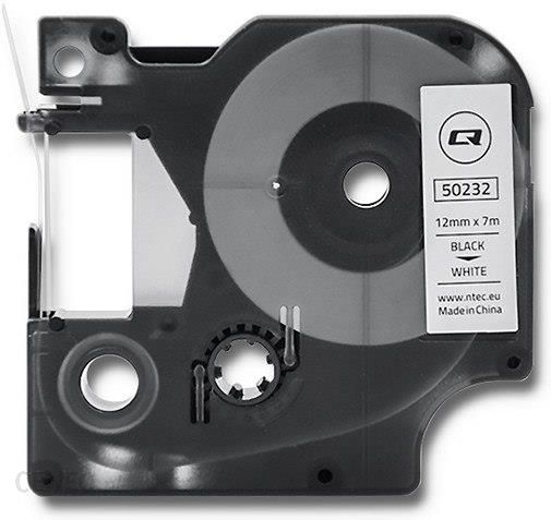 i-qoltec-tasma-do-dymo-d1-45013-12mm-x-7m-biala-czarny-nadruk