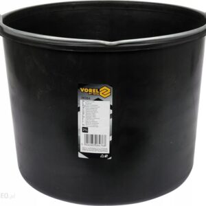 Vorel Wiadro Gospodarcze Budowlane Plastikowe Czarne 21L 6384